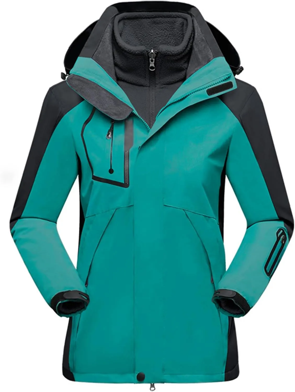 2024 Men's Lightweight Trench Coats Windproof proof Hooded Rain Jacket Outdoor Shell Windbreaker Jackets for Hiking Travel