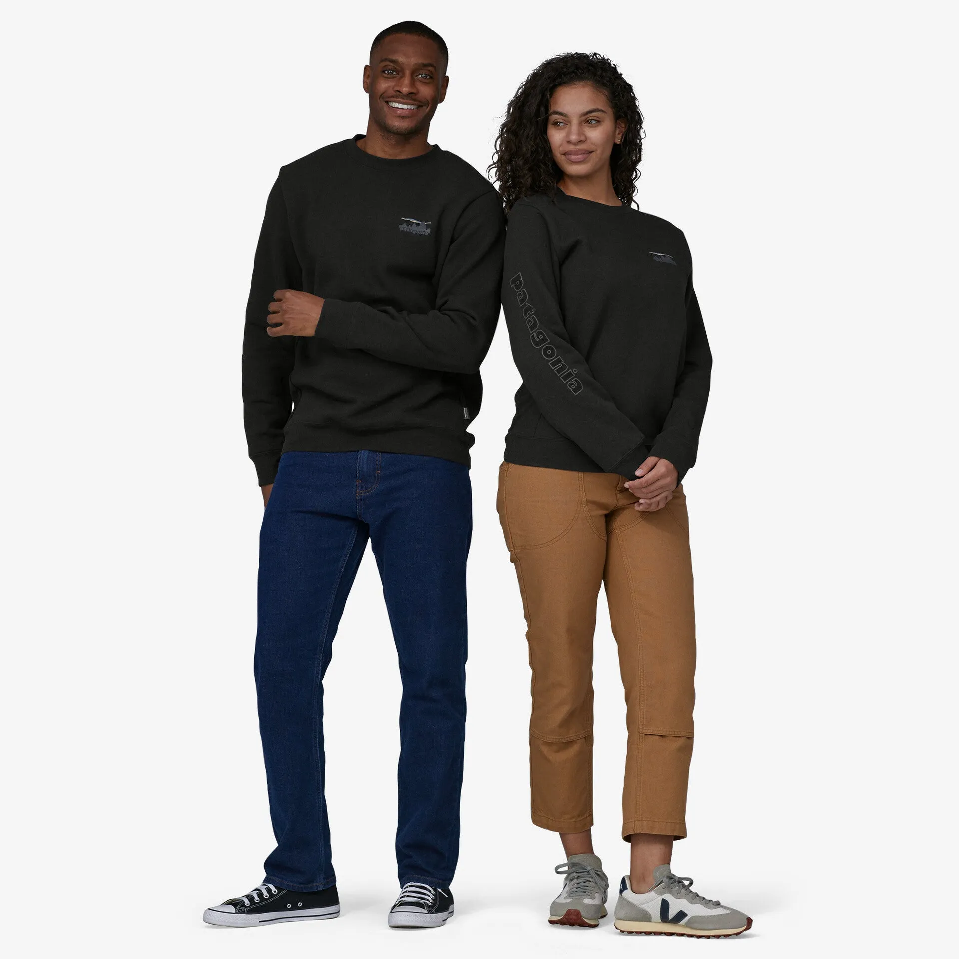 73 Skyline Uprisal Crew Patagonia Sweatshirt, Dried Mango