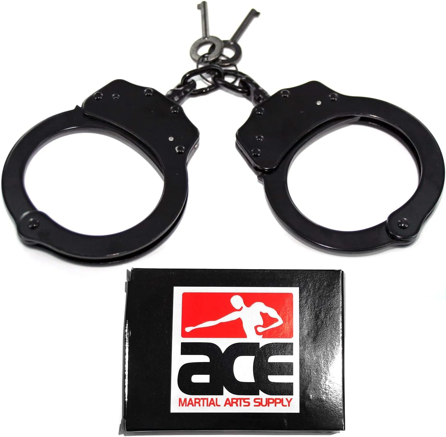Ace Martial Arts Supply Professional Double Lock Handcuffs & Leg Cuffs