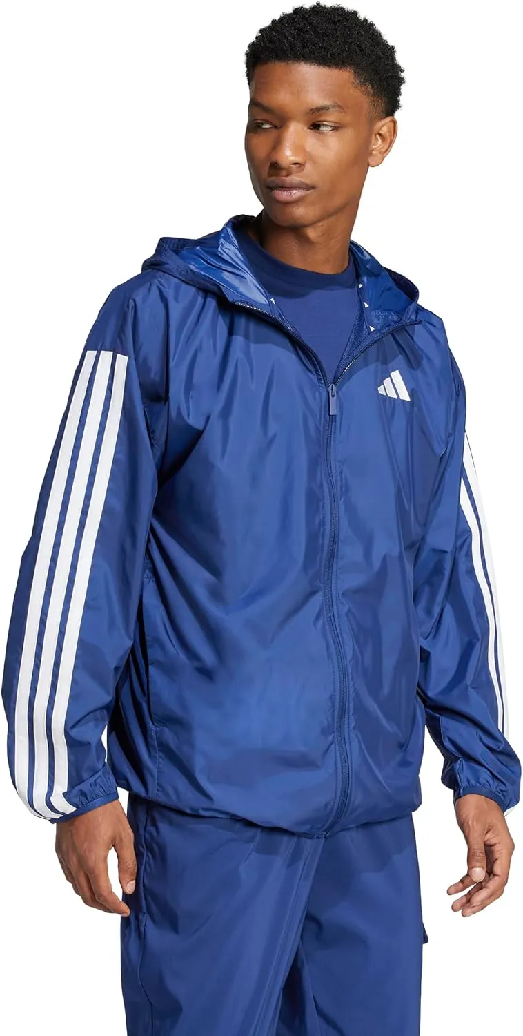adidas Men's Essentials 3-Stripes Windbreaker