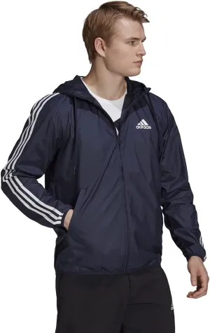 adidas Men's Essentials 3-Stripes Windbreaker