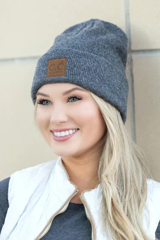 Aili's Corner Heathered Boyfriend Beanie