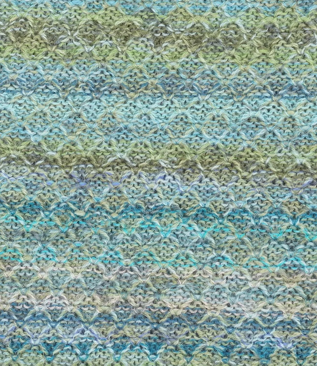 Alpaca Beanie Hat - Printed - Seaweed