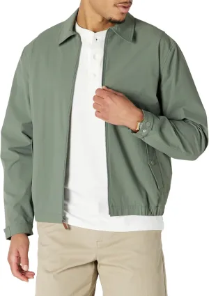 Amazon Essentials Men's Relaxed-Fit Lightweight Stretch Zip-Up Bomber Jacket