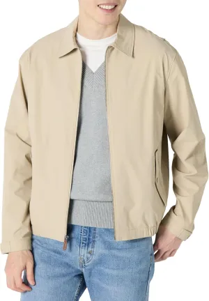 Amazon Essentials Men's Relaxed-Fit Lightweight Stretch Zip-Up Bomber Jacket