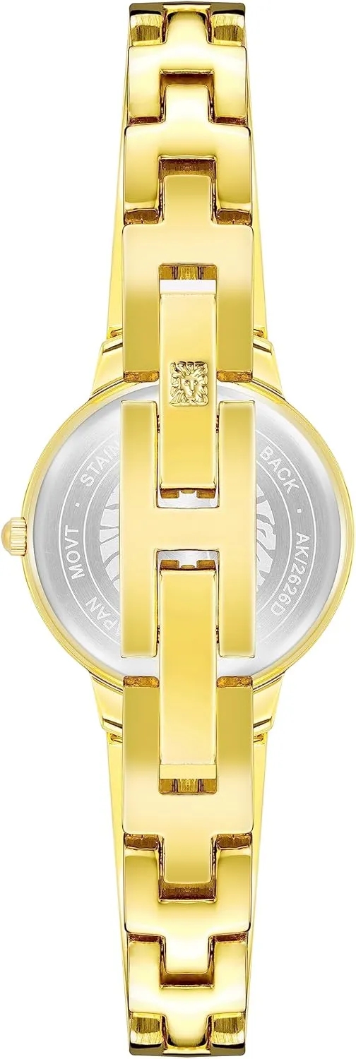 Anne Klein Women's Genuine Diamond Dial Bangle Watch