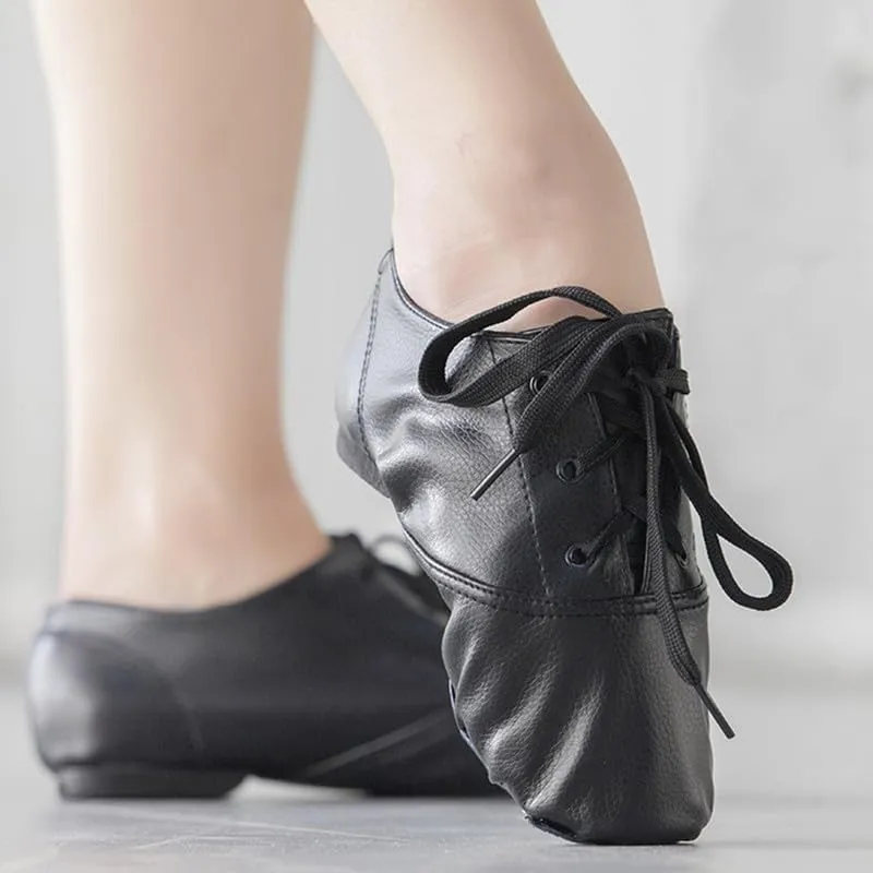 AOQUNFS Women's Jazz Dance Shoes Split Sole Practice Dance Shoes for Girls,Model TJ-JS