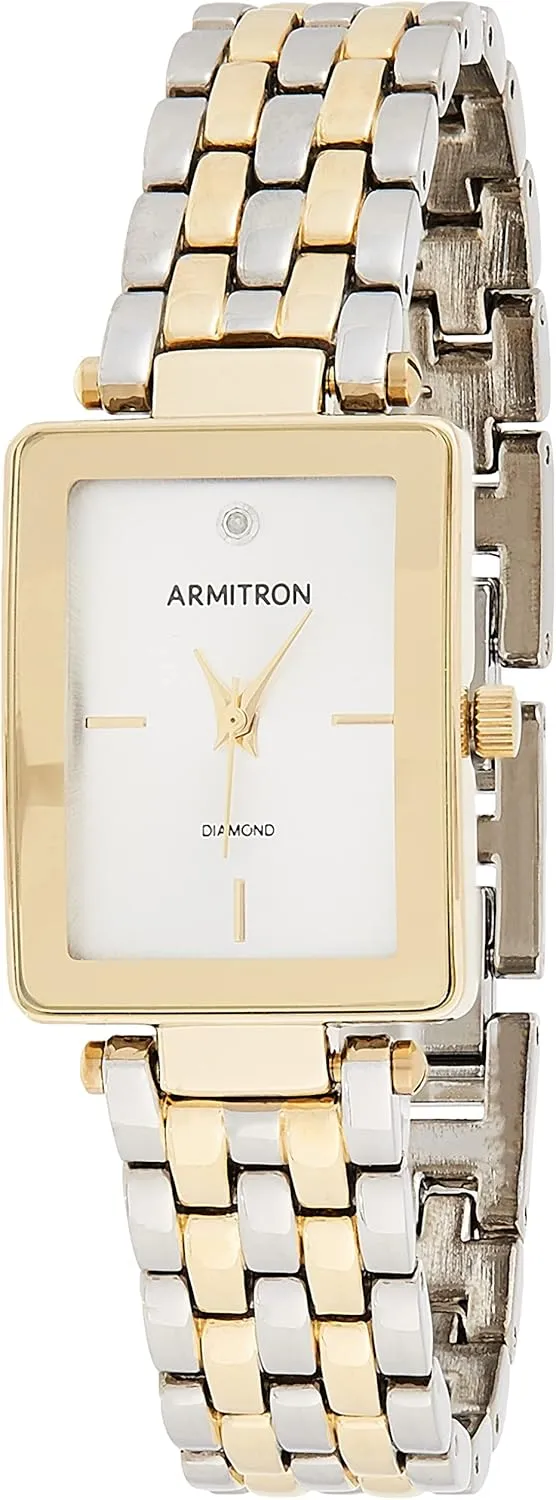 Armitron Women's Genuine Diamond Dial Bracelet Watch, 75-5769