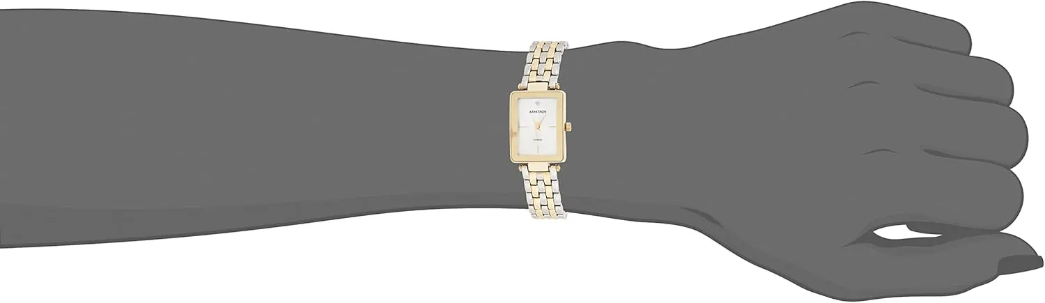 Armitron Women's Genuine Diamond Dial Bracelet Watch, 75-5769
