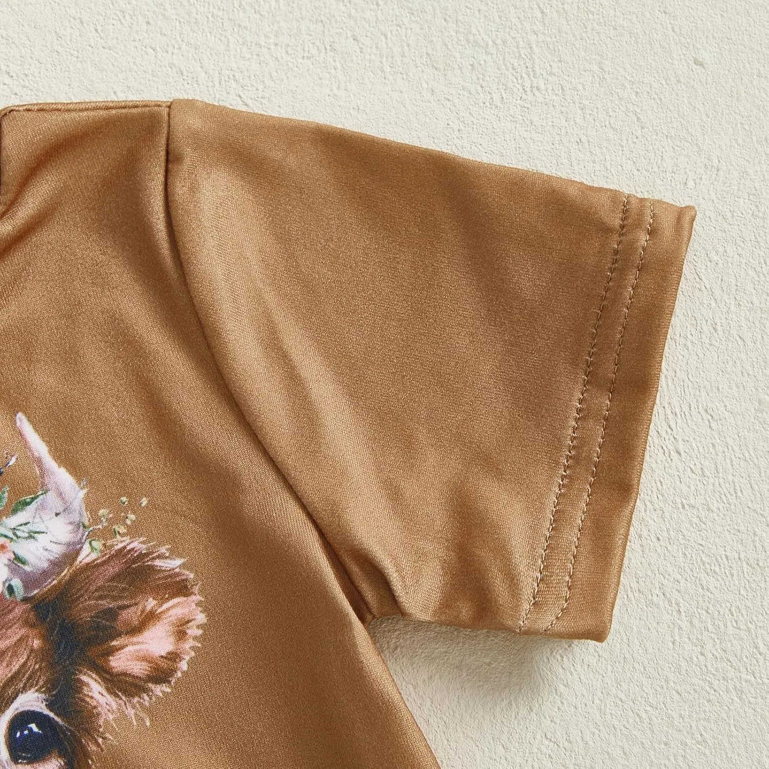 Baby Girl Summer Outfit Highland Cow/Bow Boots Print Tassels T shirt   Shorts   Headband Infant Clothing Set