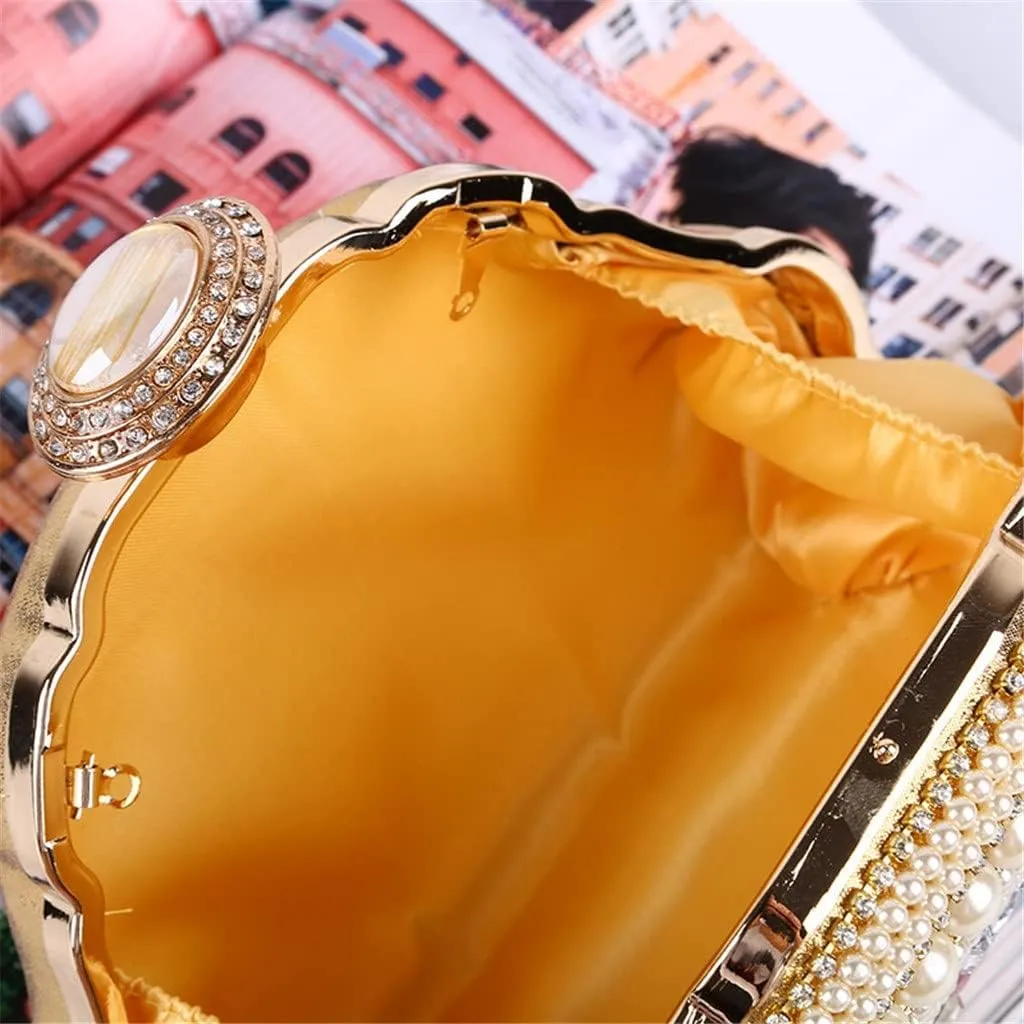 Beaded Women Day Clutch Acrylic Handmade Party Wedding Evening Bags Dress Crystal Girl Purse