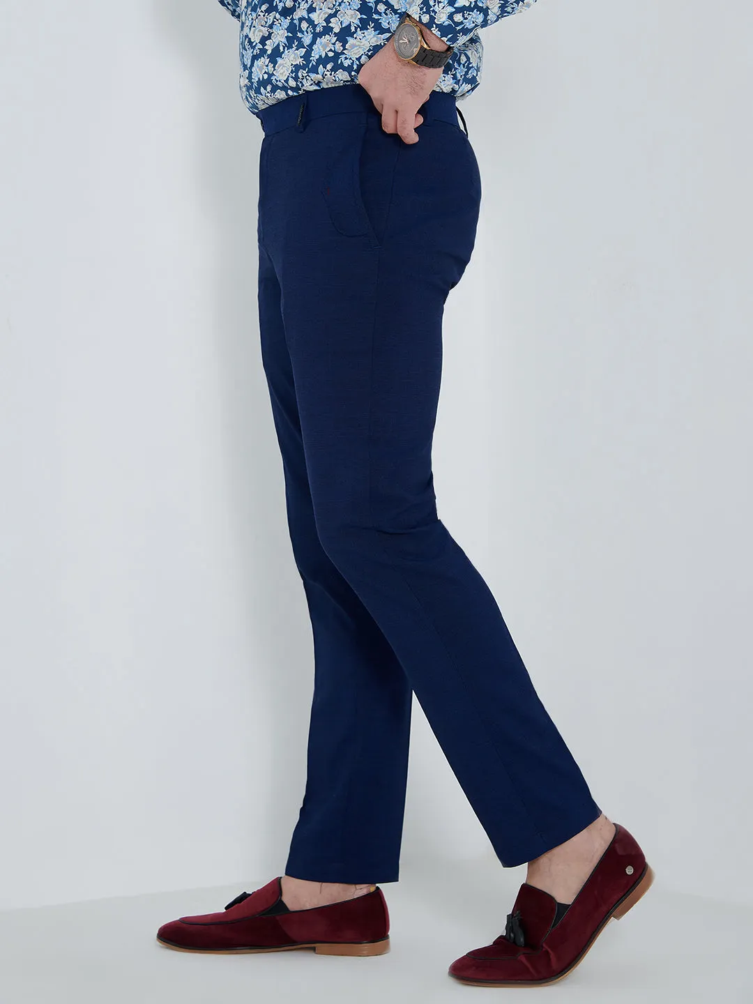 Blue Fence Trouser