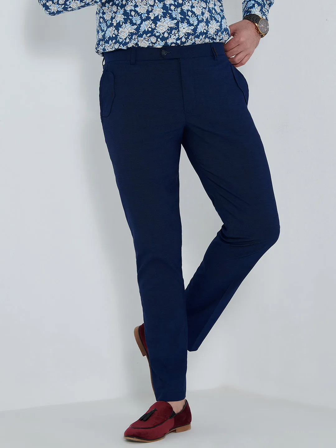 Blue Fence Trouser