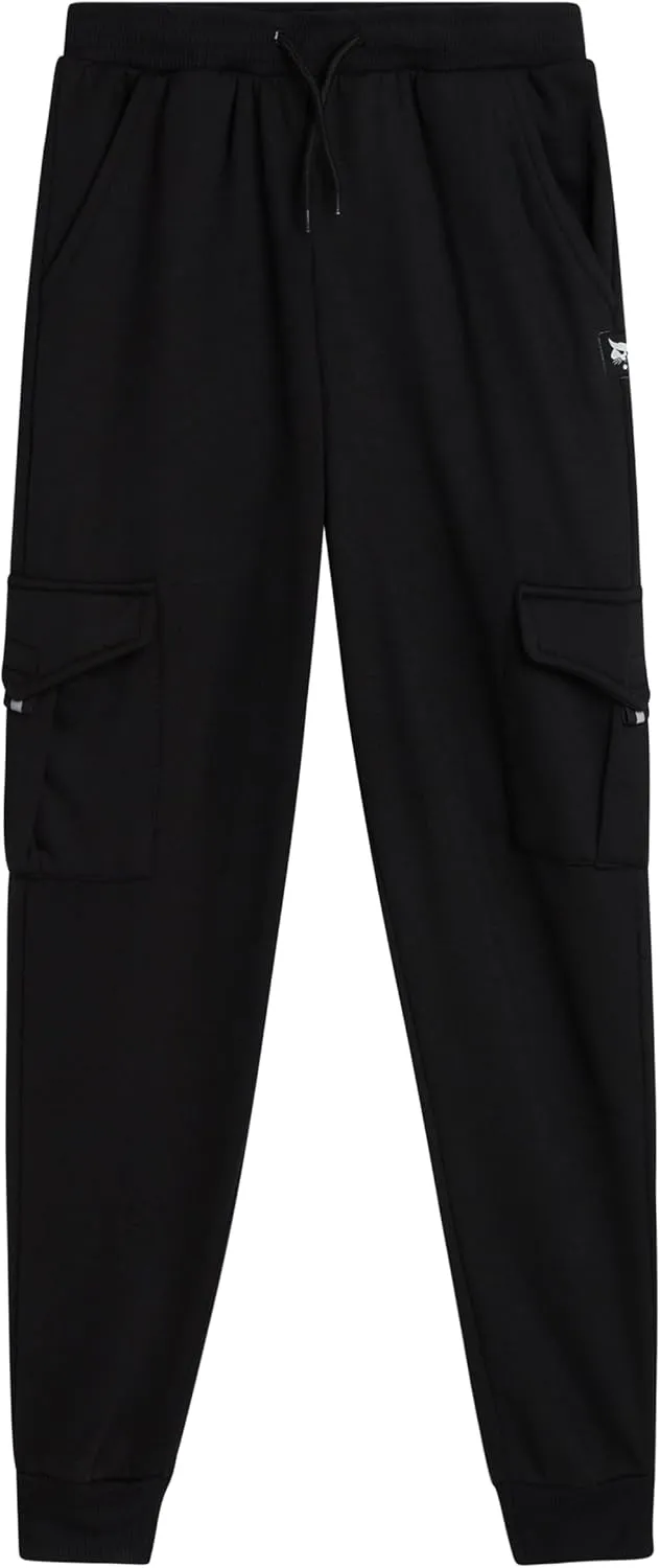 Bobcat Boys' Sweatsuit Set - 2 Piece Fleece Hoodie Sweatshirt and Cargo Jogger Pants - Active Matching Sets for Boys (8-18)