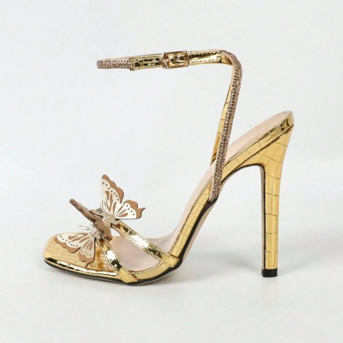 Butterfly Ankle Strap Sandals