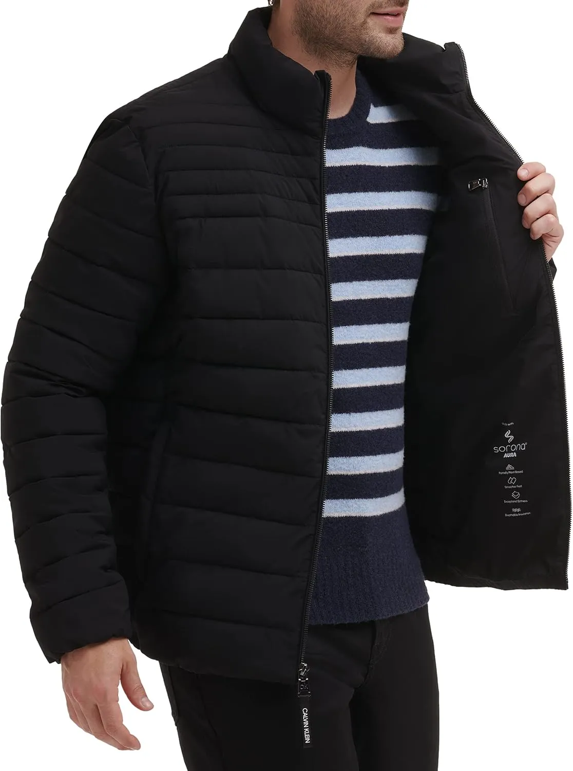 Calvin Klein Men's Full Zip Down Puffer Coat