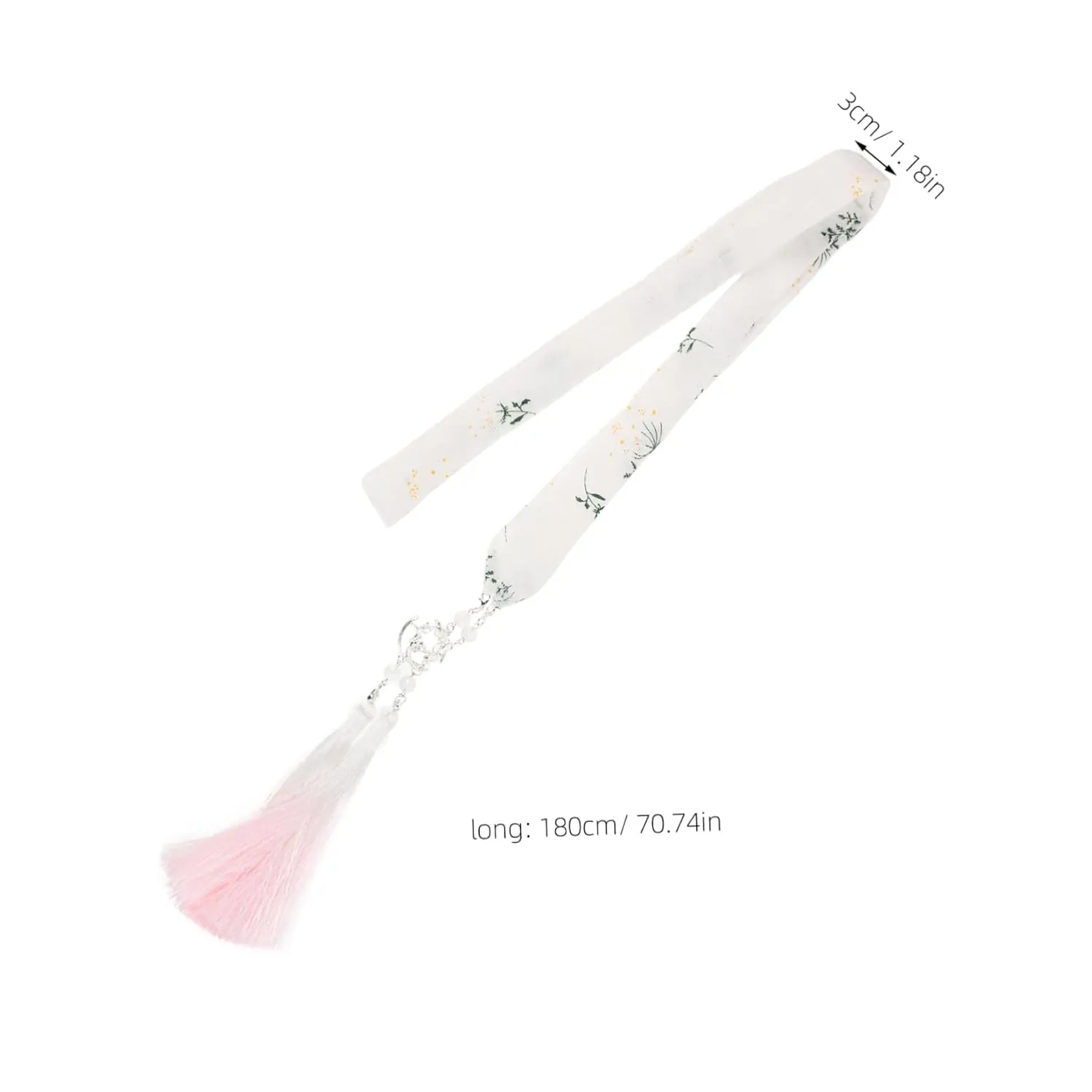 Chinese Hair Ribbons Tassel Hair Ropes Traditional Hanfu Headbands Silk Gradient Stylish Accessories