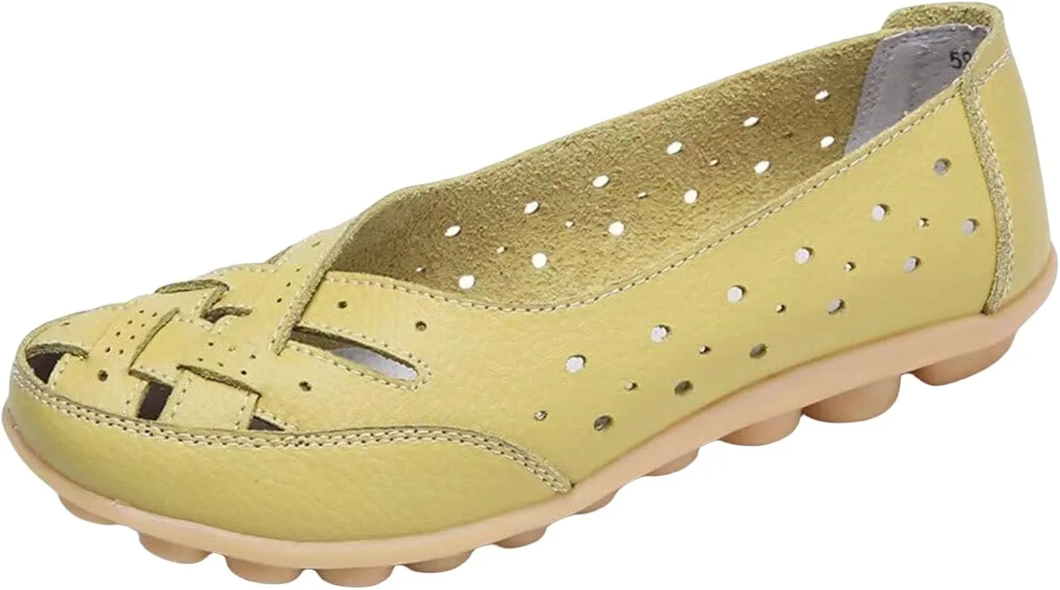 Closed Toe Sandals Women Hollow Comfortable Flats Dressy Wide Width Walking Shoes Outdoor Casual Beach Slide Slippers