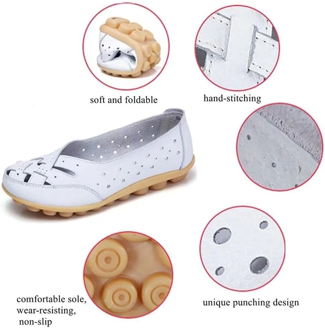 Closed Toe Sandals Women Hollow Comfortable Flats Dressy Wide Width Walking Shoes Outdoor Casual Beach Slide Slippers