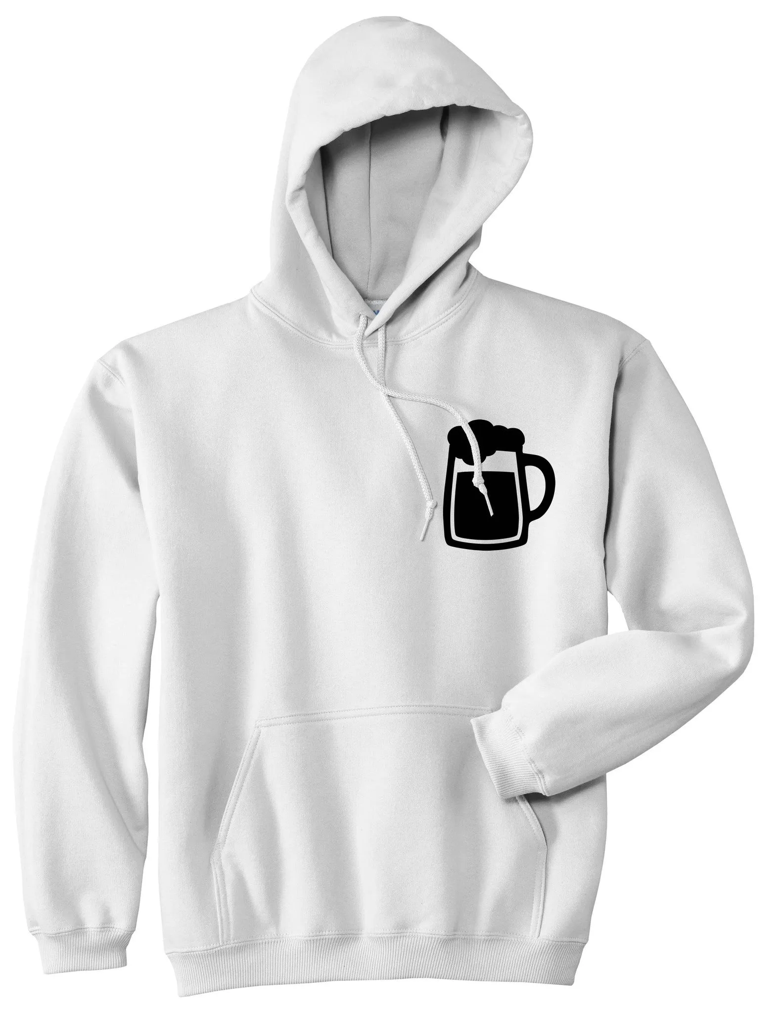 Cold Beer Mug Pint Tap Pullover Hoodie Hoody