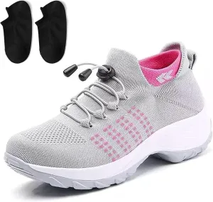 Comfort Wear Orthowear Shoes for Women, 2025 New Orthopedic Shoes Plantar Fasciitis Ortho Stretch Cushion Sneakers
