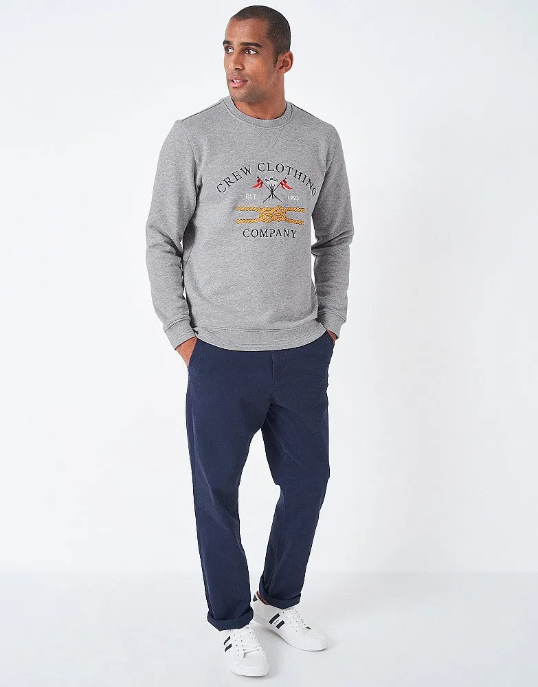 Crew Clothing Wobridge Graphic Crew Neck Sweatshirt