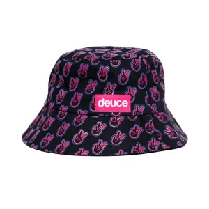 Deuce Peace Bucket Hat | Miami Vice Black