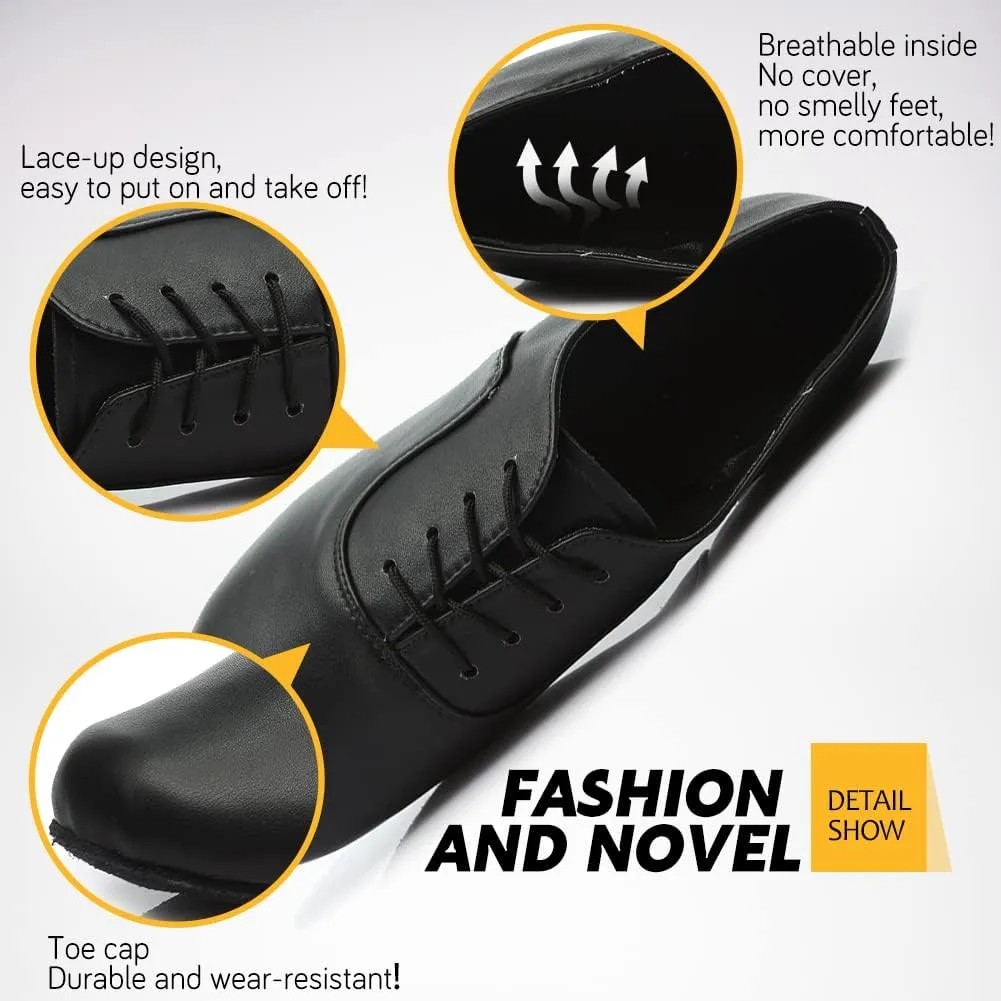 DKZSYIM Men's Latin Dance Shoes Professional Ballroom Tango Waltz Performance Standard Modern Dancing Shoes,Model Men Shoes