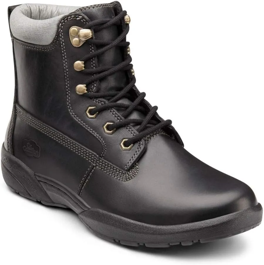 Dr. Comfort Men's Boss Diabetic Boots: Black 13 Wide (E/2E)