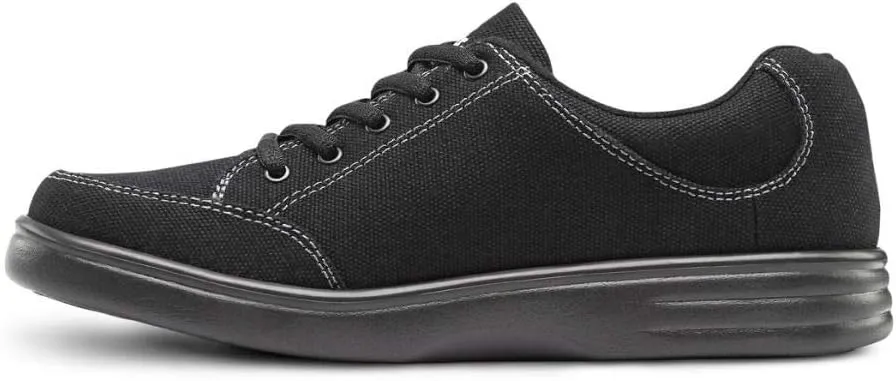 Dr. Comfort Riley Women's Therapeutic Extra Depth Athletic Shoe Canvas Lace-up