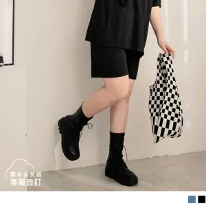 ELASTIC WAIST POCKETED RIBBED SHORTS PANTS