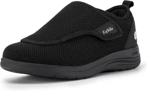 FitVille Diabetic Shoes for Women Extra Wide Walking Shoes Slip-On Orthopedic Shoes with Adjustable Strap for Swollen Feet Neuropathy - EasyTop Wings V2