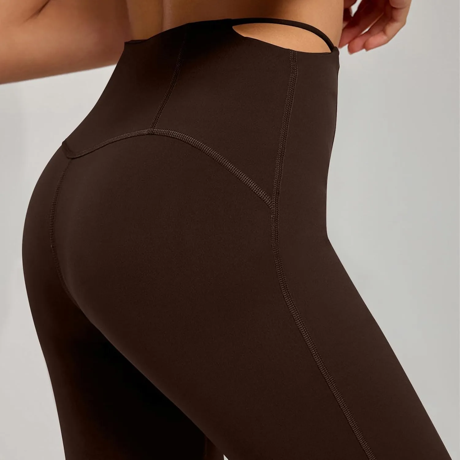 Flare Leggings for Women Cut Out Side High Waisted Bell Bottom Bootcut Yoga Pants Wide Leg Workout Leggings