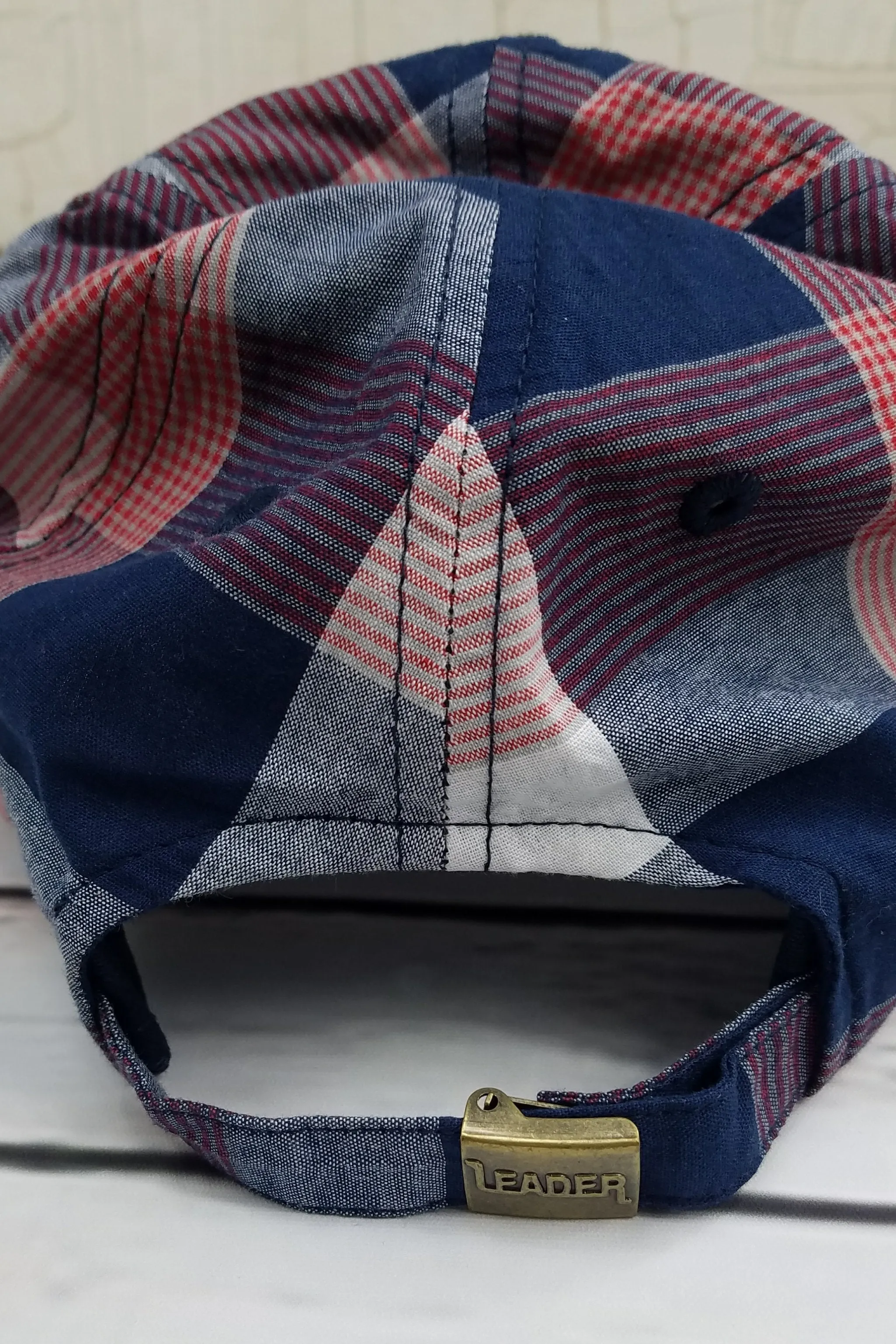 Fleur de Lis Plaid Hat