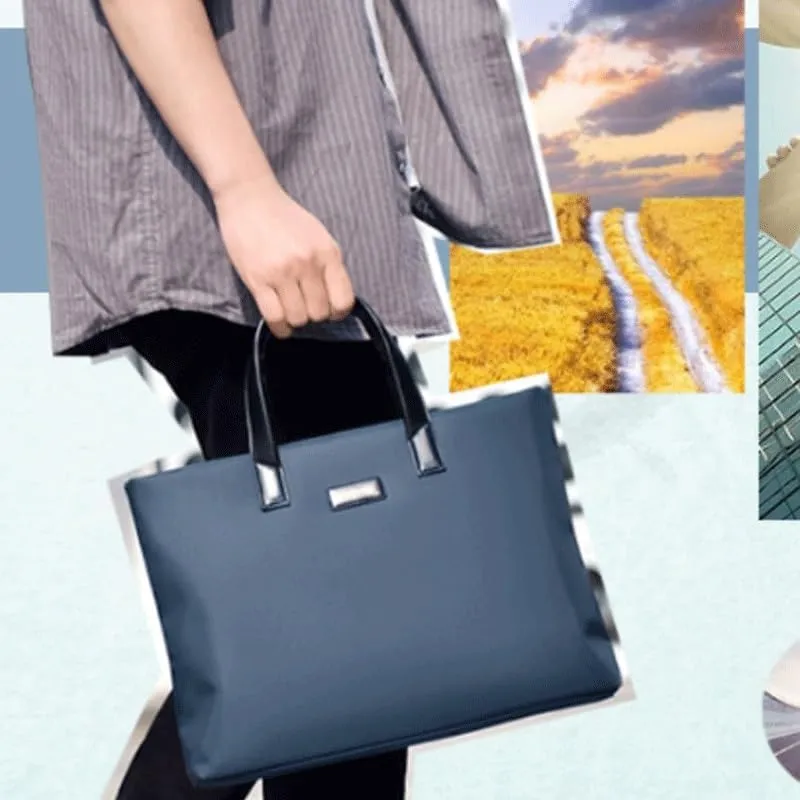 French Men's Business Briefcase Computer Bag Document Bag ffor Commuting Travel Business