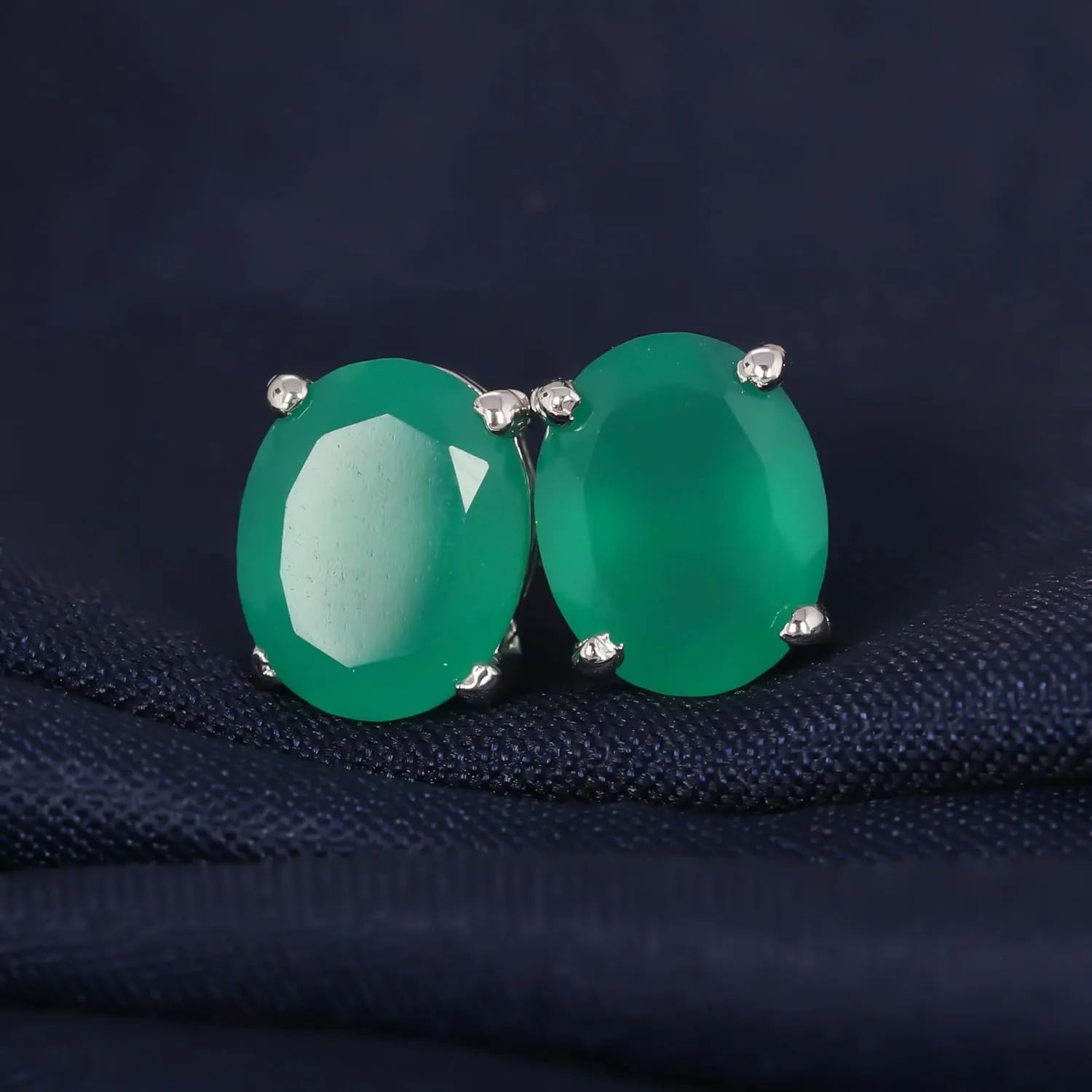 GEMHUB Womens Sterling Silver Earrings 2.15-8.85 Carat Natural Gemstone Earrings Stud Earrings for Women