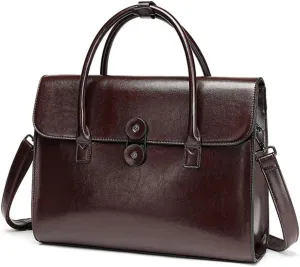 Genuine Leather Handbags for Women Vintage Shoulder Bag Crossbody Bag Satchel Purse
