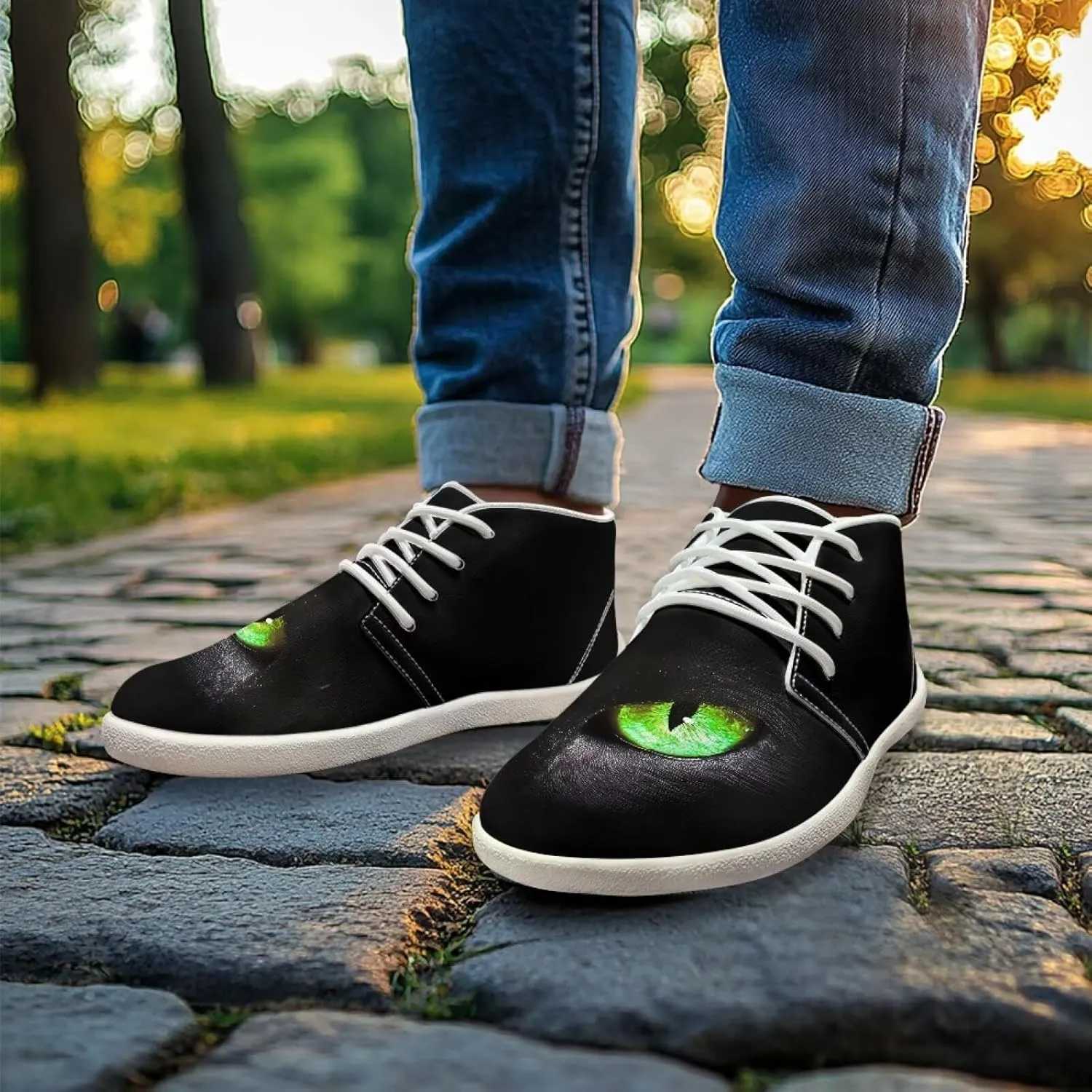 GOSTONG Men's Barefoot Wide Toe Box Shoes Lightweight Walking Flats Shoe Non Slip Zero Drop Outdoor Casual Work Sneakers White Sole Size 5-14