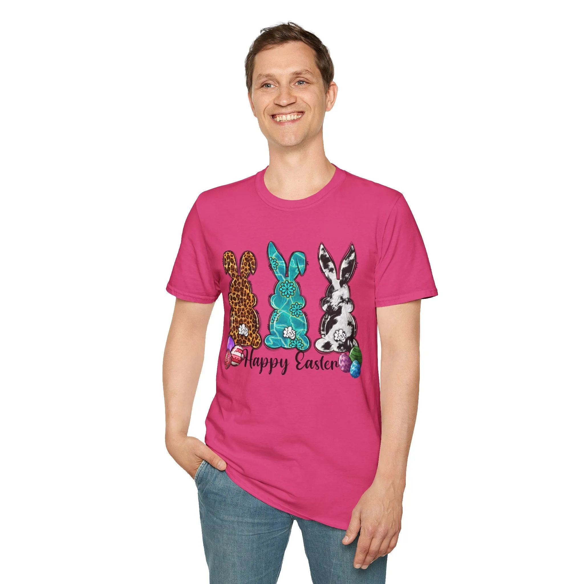 Happy Easter Bunny Unisex Softstyle T-Shirt