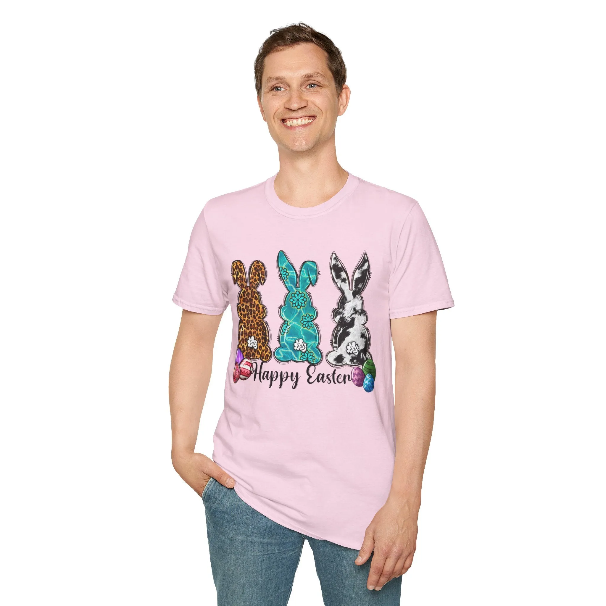 Happy Easter Bunny Unisex Softstyle T-Shirt
