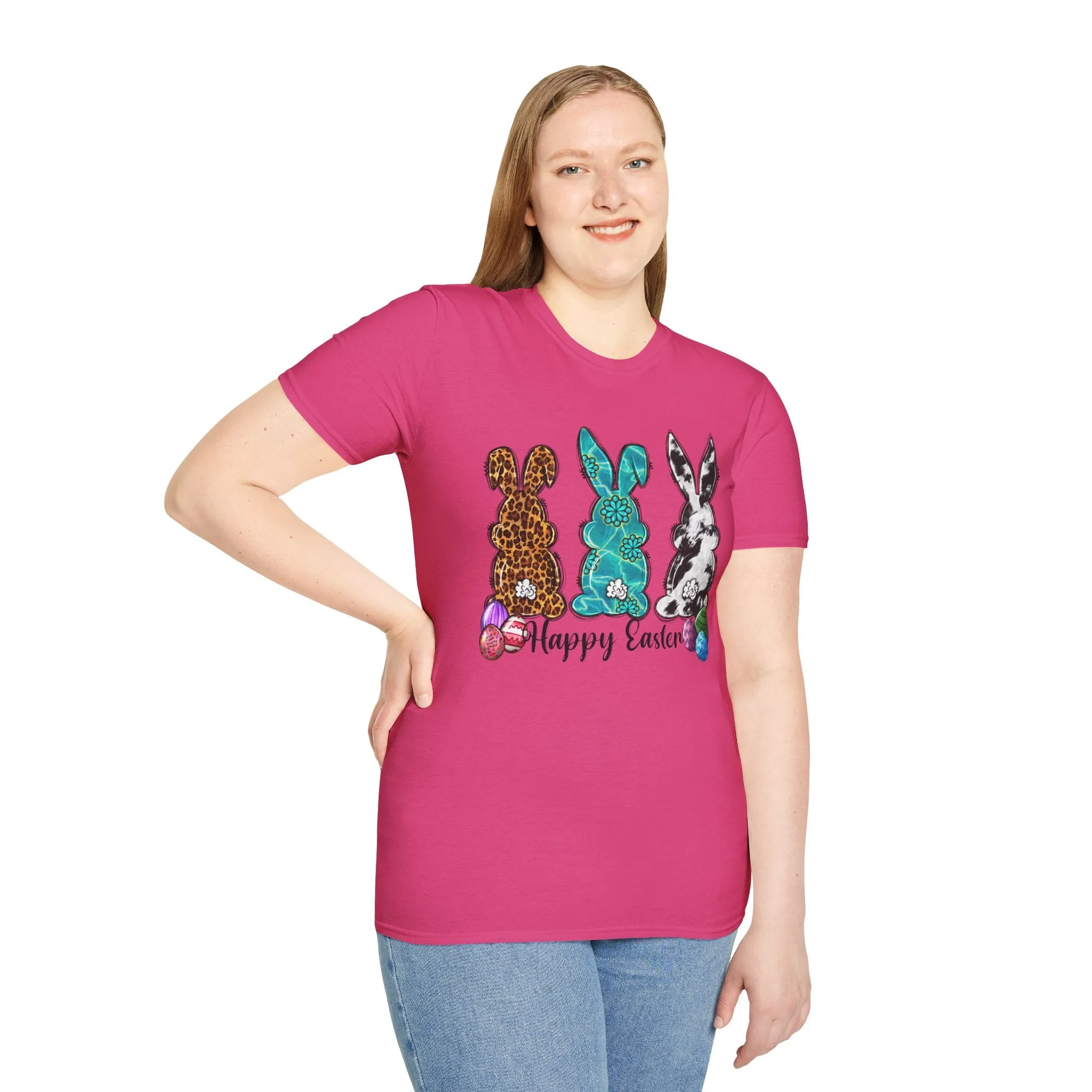 Happy Easter Bunny Unisex Softstyle T-Shirt