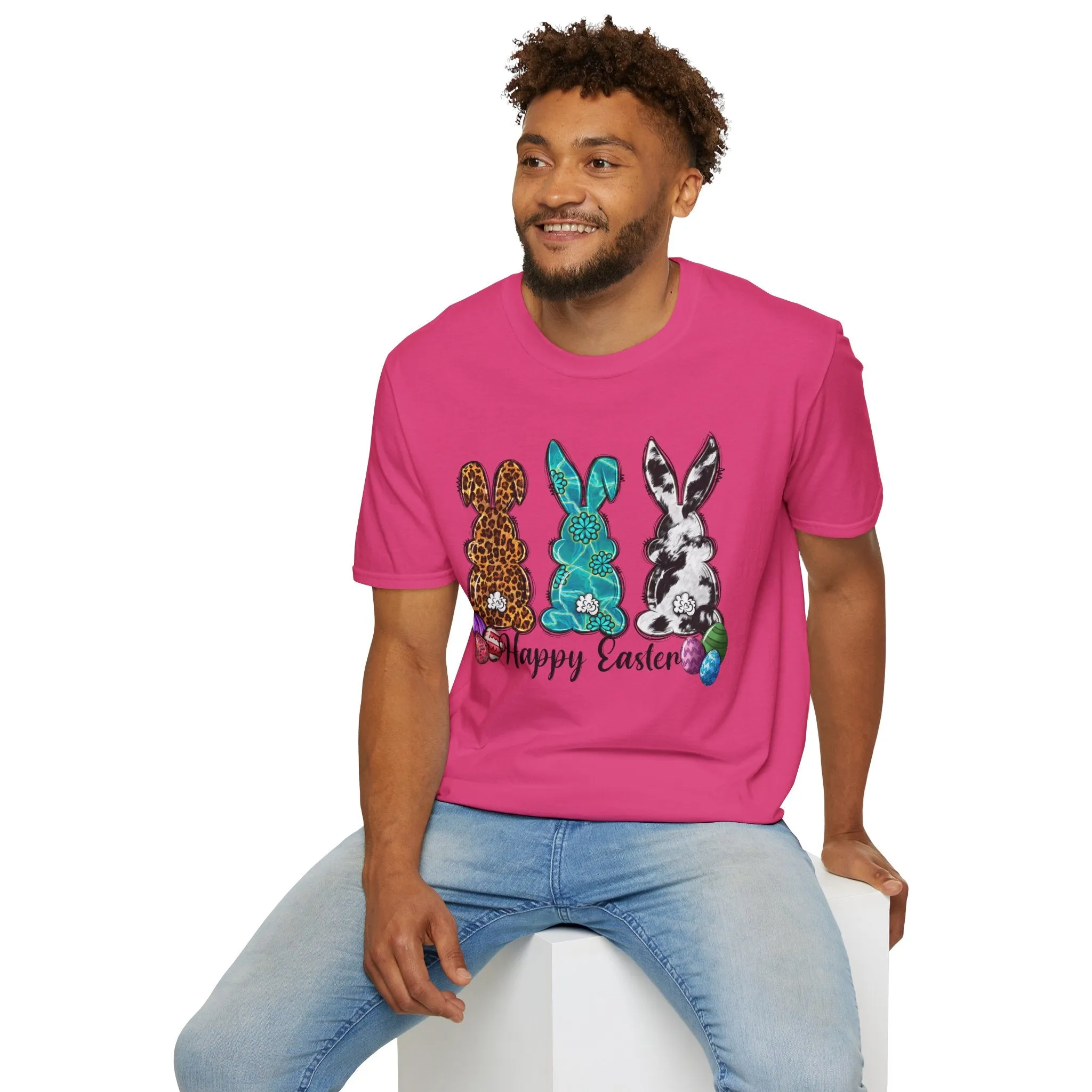 Happy Easter Bunny Unisex Softstyle T-Shirt