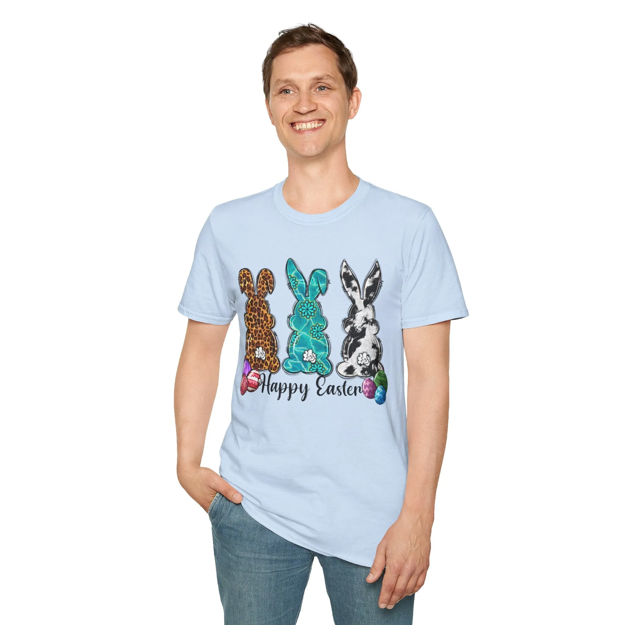 Happy Easter Bunny Unisex Softstyle T-Shirt