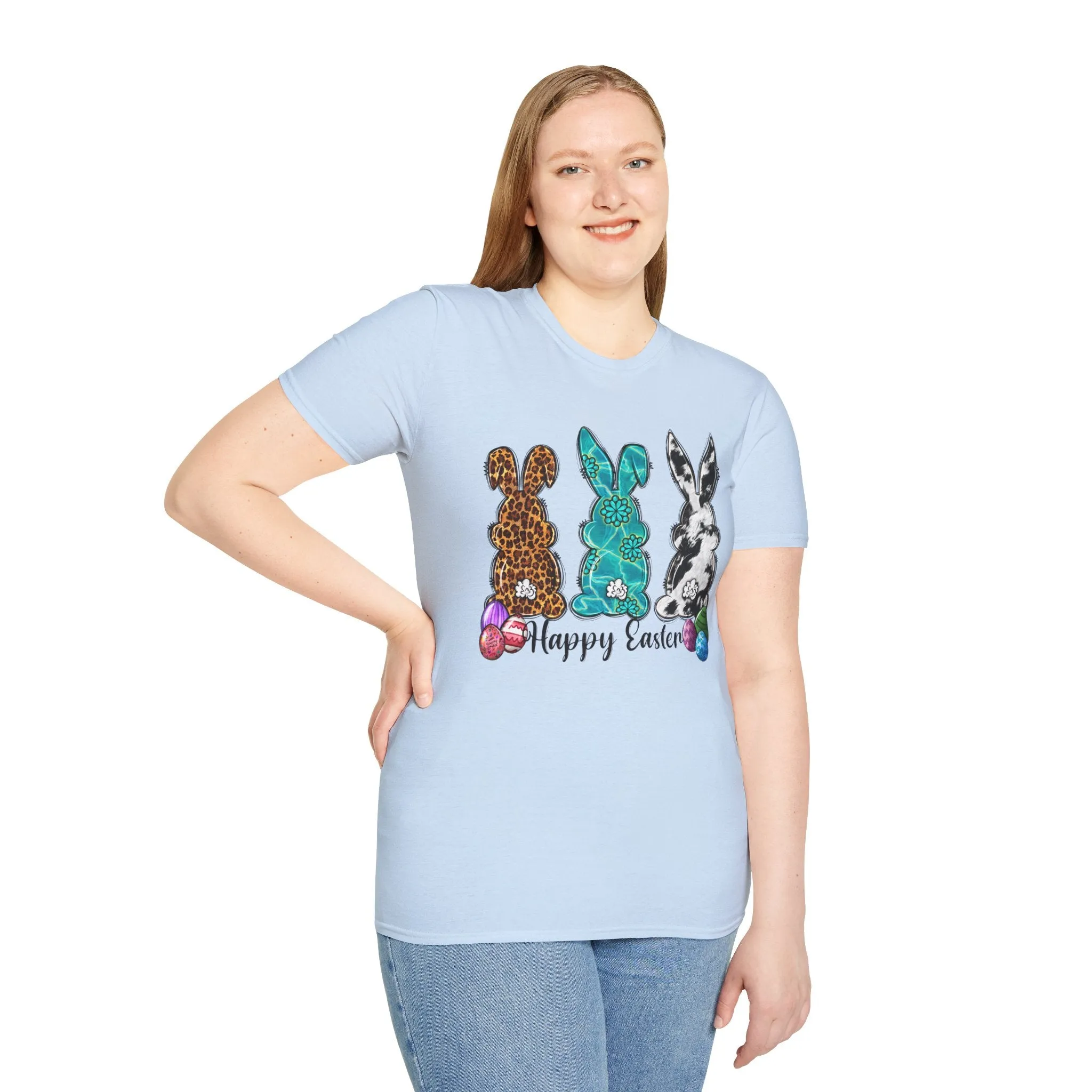 Happy Easter Bunny Unisex Softstyle T-Shirt