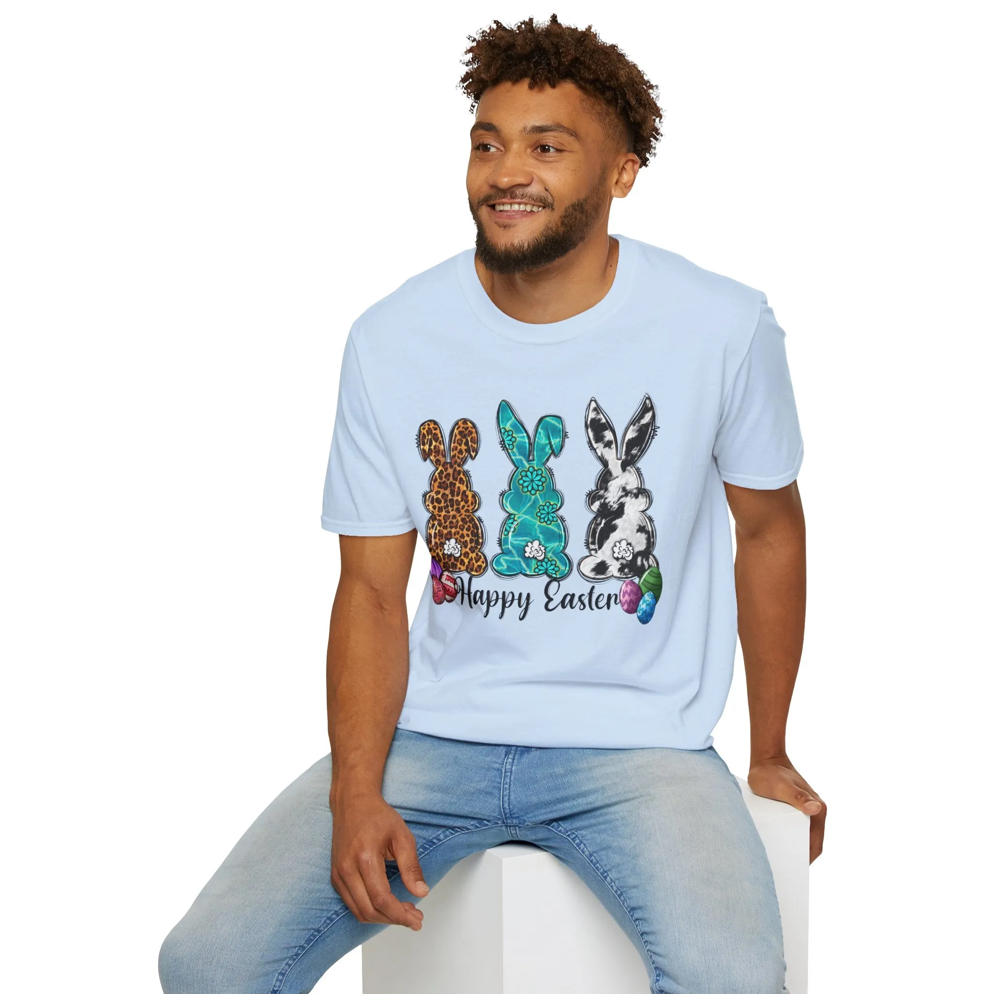 Happy Easter Bunny Unisex Softstyle T-Shirt