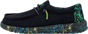 Hey Dude Boy's Wally Youth Multiple Colors | Boys Shoes | Boy's Lace Up Loafers | Comfortable & Light-Weight