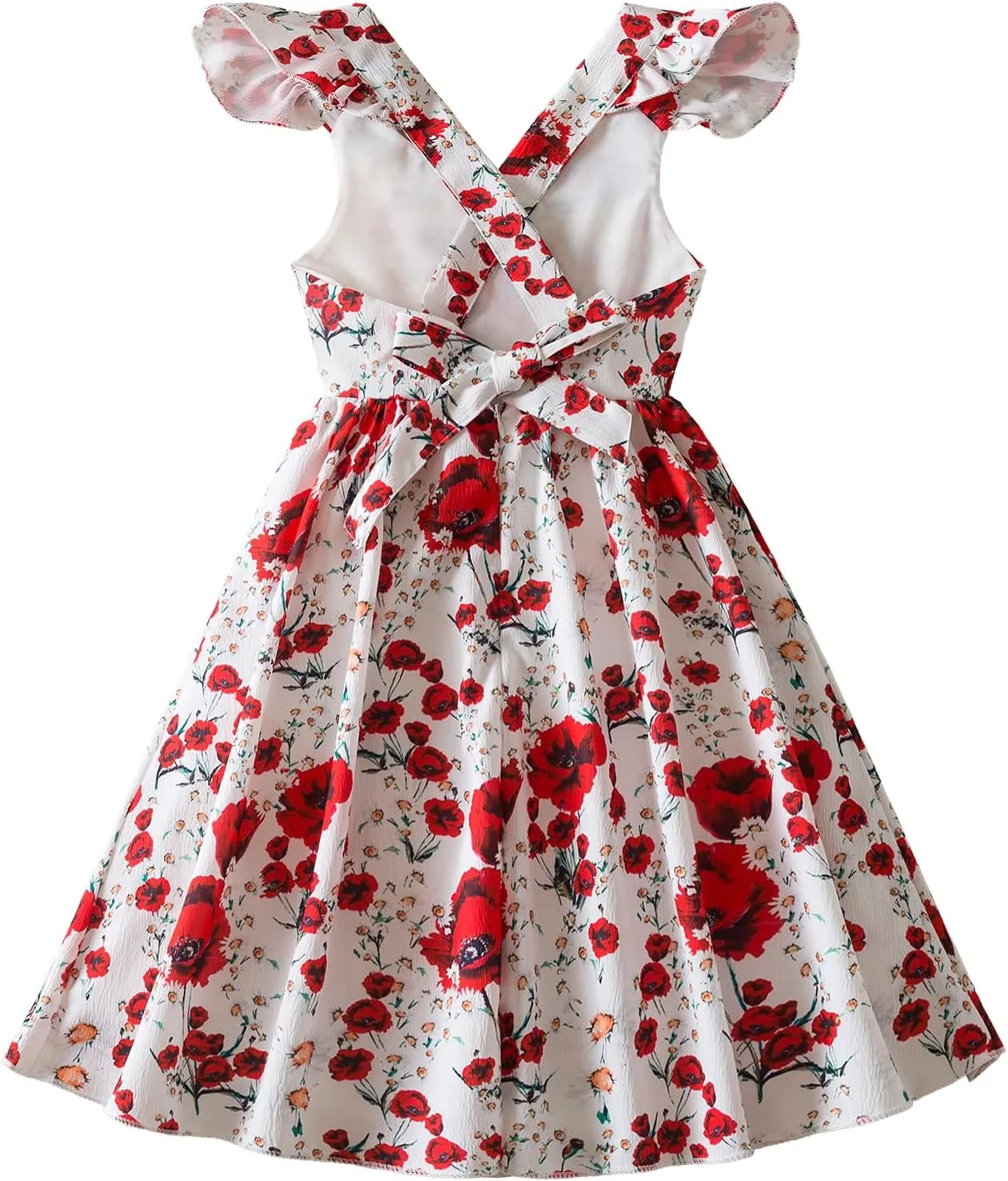 HNXDYY Little Girl Tutu Dress Ruffle Summer Holiday Casual Princess Dresses