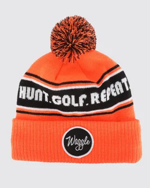 Optimized Title: Repeat Golfing Pom Beanie for Hunting Enthusiasts