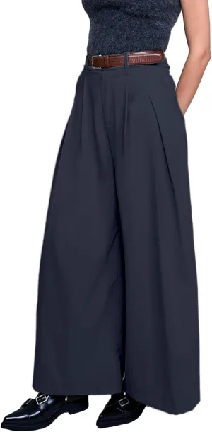 HVT Wide Leg Pants for Women High Waist Casual Long Palazzo Pants Loose Business Work Office Trousers with Pockets