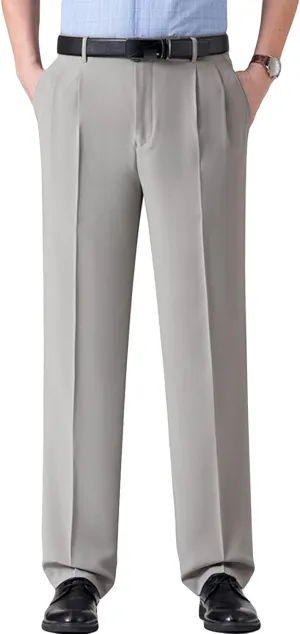 JEShifangjiusu Men's Classic Fit Flat Front Dress Pants Skinny Casual Business Chino Pants Stretch Slim Fit Skinny Suit Pants (33,Grey 3), Grey 3, 33